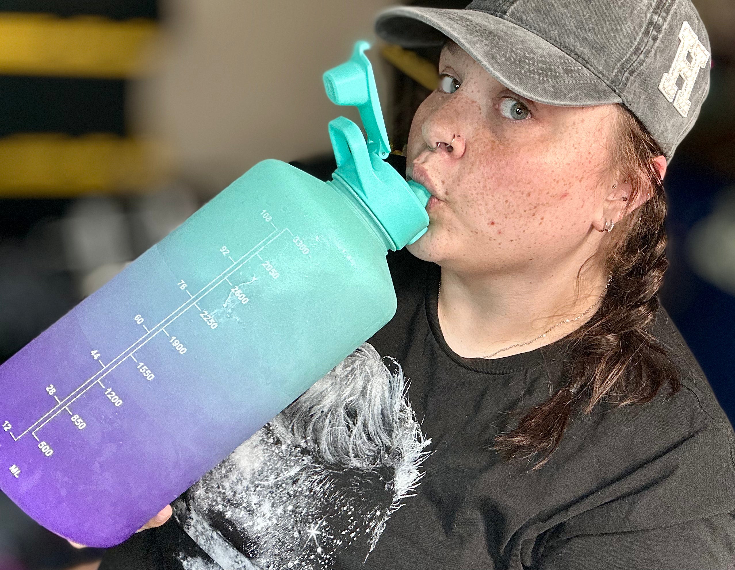 Ponytail Initial Hat